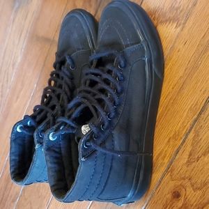 Black SK8 Slim Black Vans
